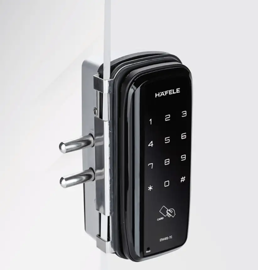 Quy trình lắp đặt âm bề mặt Khóa cửa kính Hafele ER4400-TC chuyên nghiệp