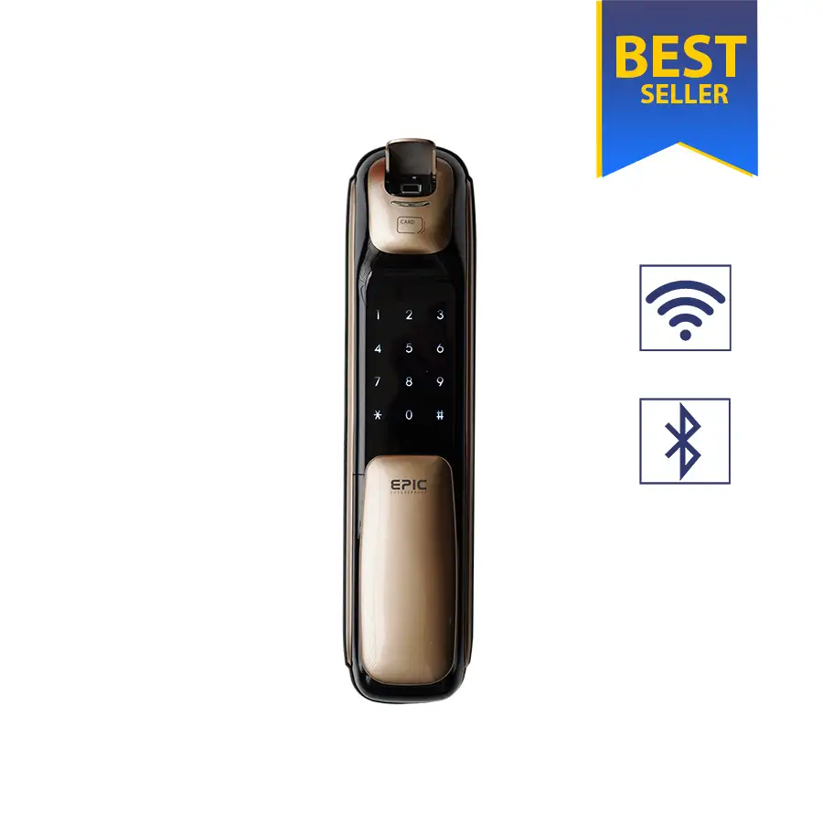Khóa Cửa Thông Minh Epic ES-P9100FK - SHOP MÁY CHẤM CÔNG Khóa cửa thông minh Epic ES-P9100FK cao cấp