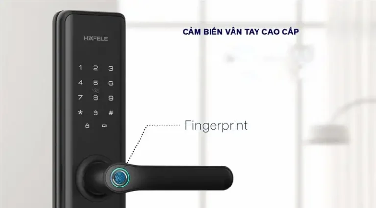 Khả năng bảo mật vượt trội của Khóa điện tử Hafele DL7600