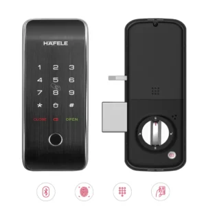 Khóa điện tử Hafele ER5100 thiết kế hiện đại cho cửa gỗ