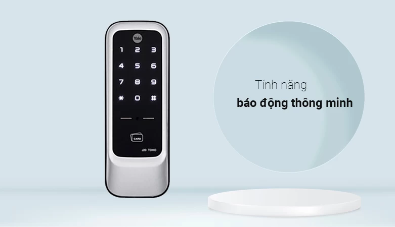 Hệ thống cảnh báo thông minh của Khóa thẻ từ Yale J20-A
