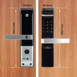 Cảm biến vân tay chính xác cao trên Khóa thông minh Yale YDM 4109A BLK