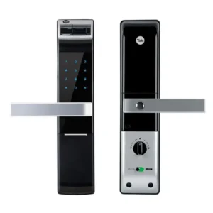 Thiết kế nguyên khối màu đen sang trọng của Khóa thông minh Yale YDM 4109A BLK