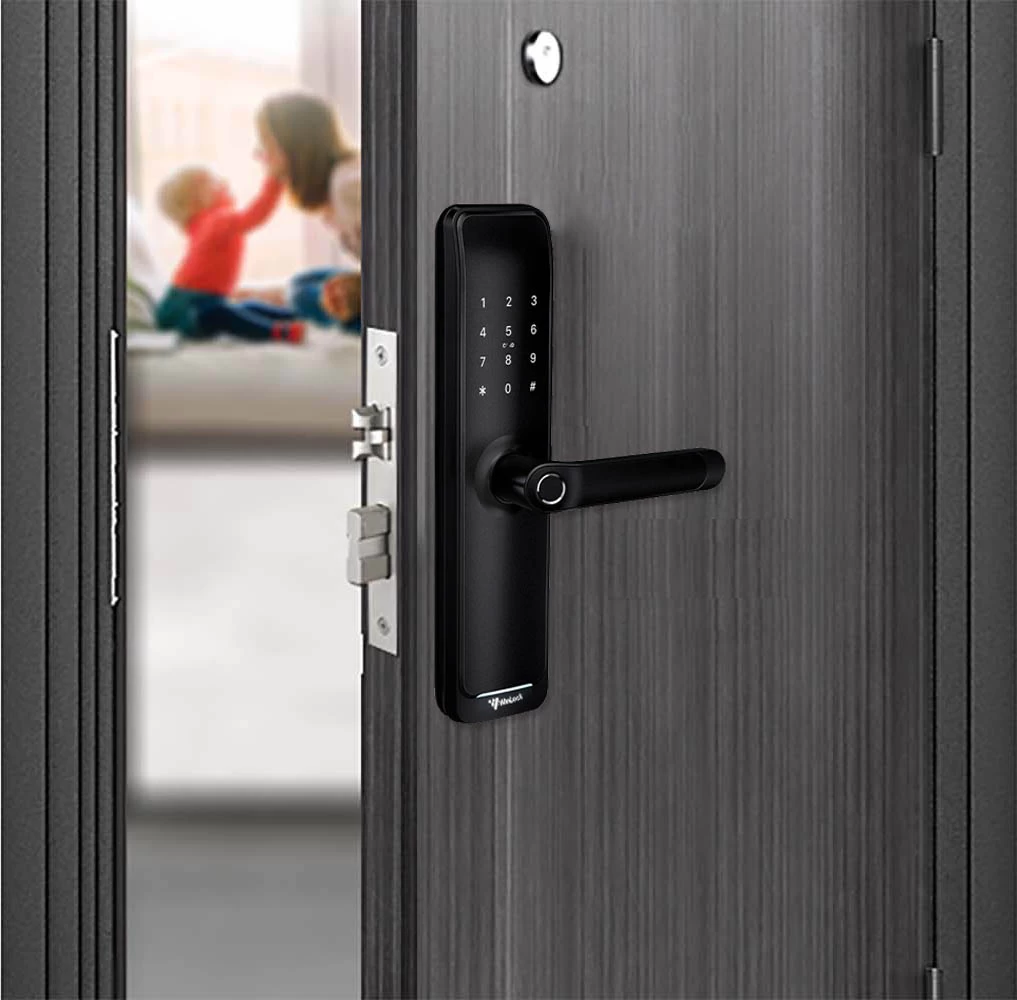 Khóa Vân Tay Winlock TT-360W - SHOP MÁY CHẤM CÔNG Khóa vân tay Winlock TT-360W cho cửa kính