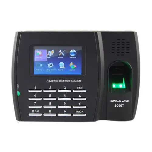 Máy chấm công Ronald Jack 8000TID vân tay và thẻ từ