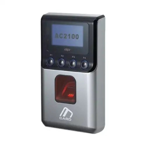 Máy chấm công Virdi AC2100H - Công nghệ phát hiện vân tay giả, chống nước IP65