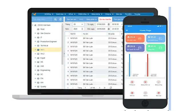 Công nghệ đám mây trong hệ thống chấm công
