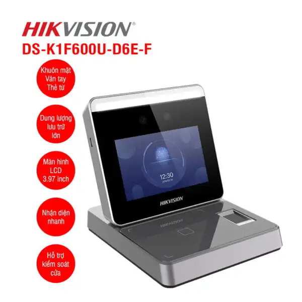 HIKVISION DS-K1F600U-D6E-F